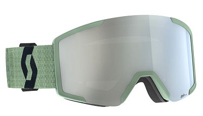 Превью  Маска горнолыжная SCOTT Shield Soft Green Black/White Chrome (277837-7644368)